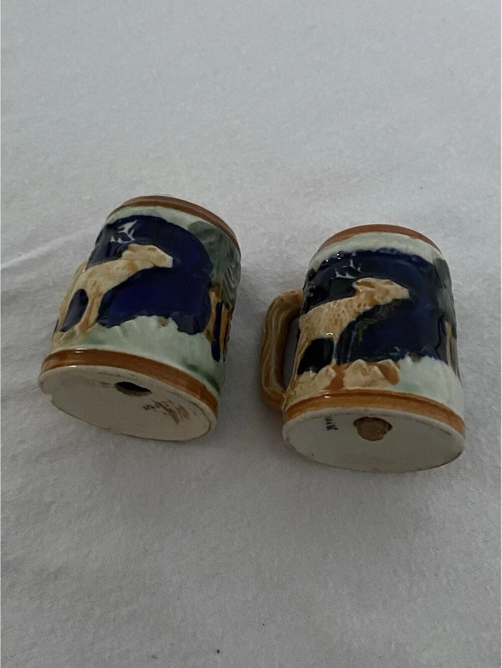 Vintage Great Smoky Mountains National Park Beer Stein Mug Salt & Pepper Shakers